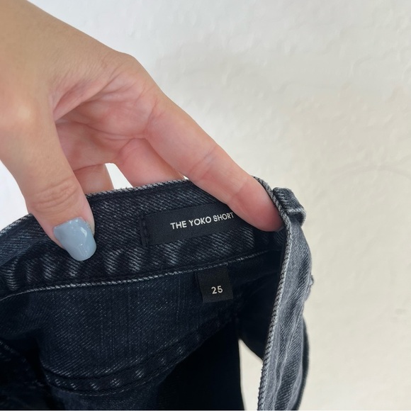 Denim Forum The Yoko Black Cutoff Short - Picture 6 of 7